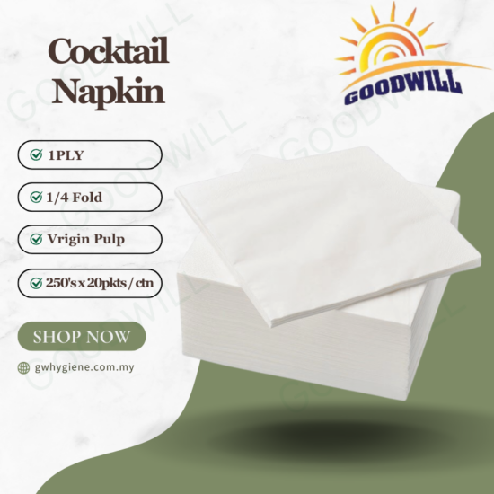 1 PLY Cocktail Napkin