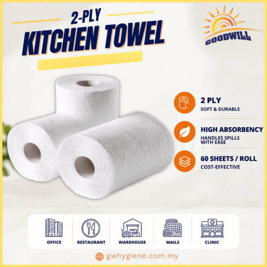 2 Ply Kitchen Towel Tissue