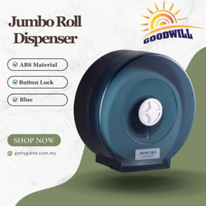 ABS Material Jumbo Roll Tissue Dispenser With Button Lock